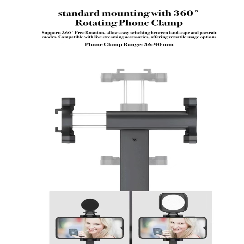 Pro360 Selfie Stick with Tripod Stabilizer, 360° Rotation, and Bluetooth Remote for Phones - Phone Clamp - BeezSpeed