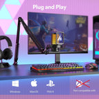 Plug And Play MAONO DGM20S USB Gaming Microphone - Noise Cancellation & RGB Lighting BeezSpeed