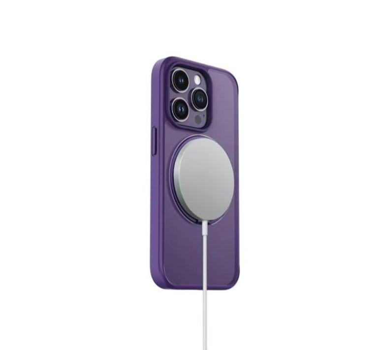 Magnetic iPhone Case with Metal Bracket for Hands-Free Viewing - Shockproof and Stylish
