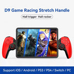 Red D9 Game Racing Bluetooth Handle for PS3/PS4- Android & PC Gaming - BeezSpeed