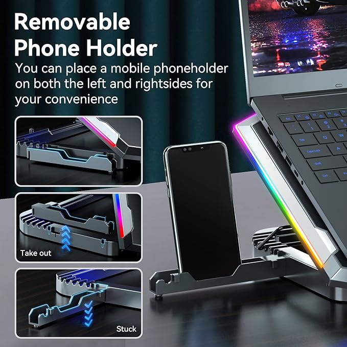 ICECOOLER Cooling Pad with Mute Cooling Mechanism for Quiet Gaming Sessions