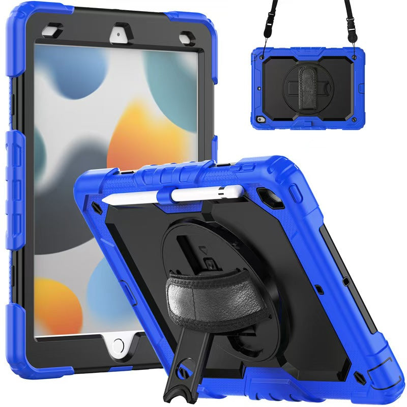 Robustrion iPad 10.2" Armor Case - 360° Rotating Hand Strap - BeezSpeed