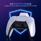 1600mAh Rechargeable Battery Pack for PS5/Edge Controllers - USB-C Charging & Priority Charging