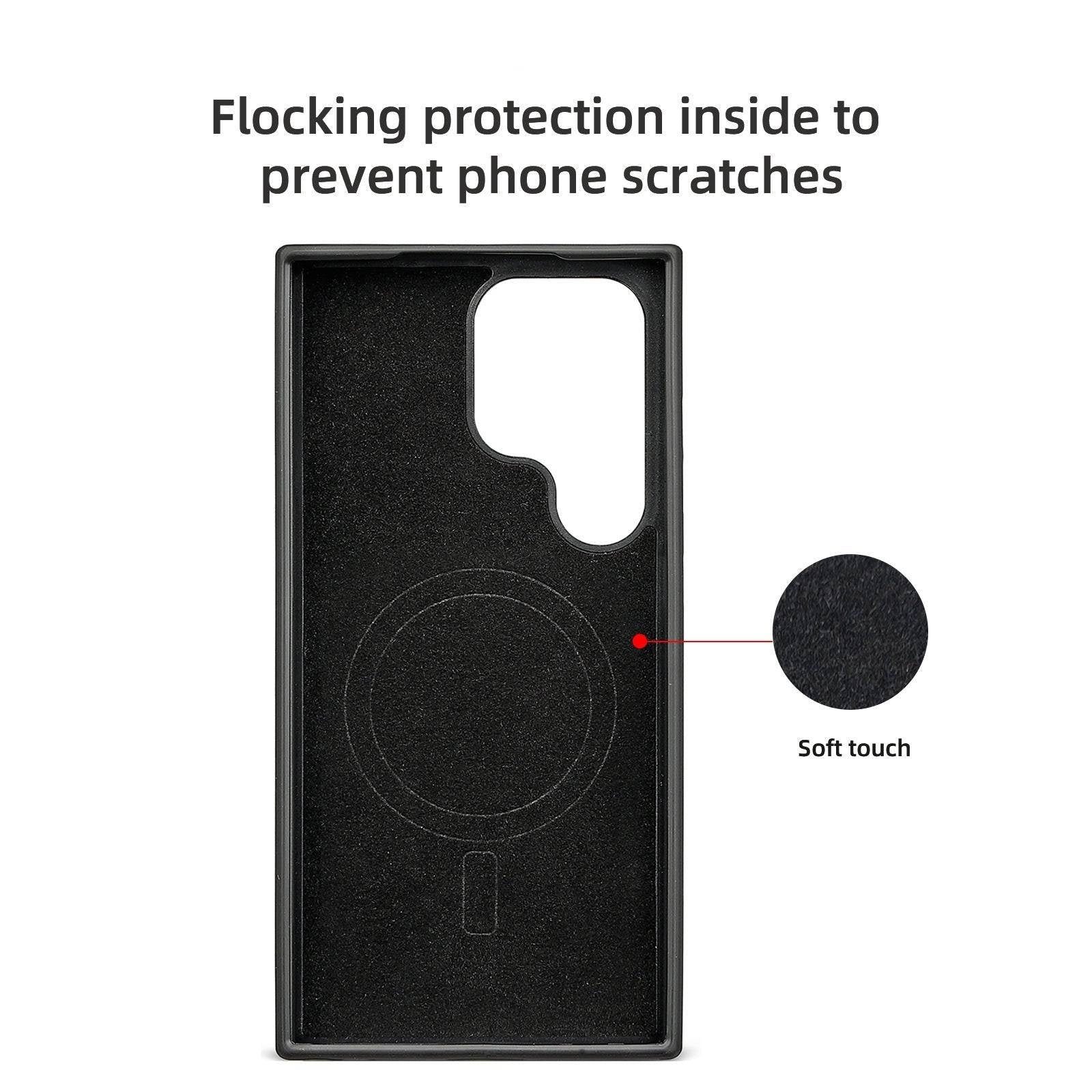 Samsung Galaxy Case S24-S25 Series – Forged Carbon Fiber Design | MagSafe | Soft Touch Inside