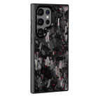 Samsung Galaxy Case S24-S25 Series – Forged Carbon Fiber Design | MagSafe | Red