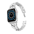 Silver Elegant Stainless Steel Fashion Watch Strap with Butterfly Clasp - BeezSpeed