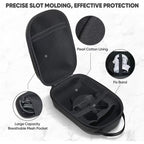 Compact and Portable Carrying Case for Oculus Quest 2 VR Headset with Double Zipper 