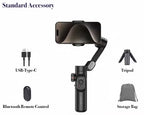 AOCHUAN Smart XE 3-Axis Foldable Gimbal Stabilizer for iPhone & Android - Standard Accessory