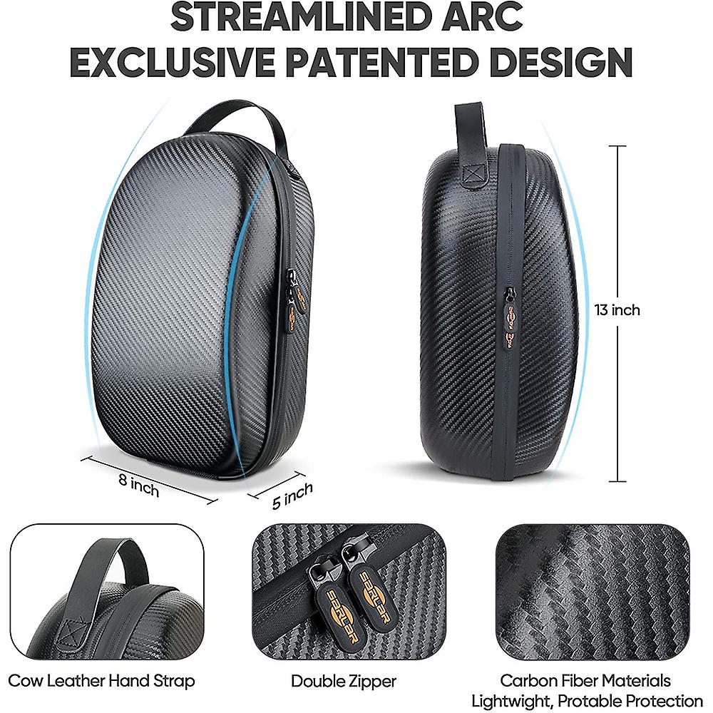 Waterproof EVA Carrying Case for Oculus Quest 2 with Elastic Band and Scratch-Free Lining