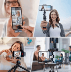 Wireless Microphone Set with Charging Port for Continuous Use