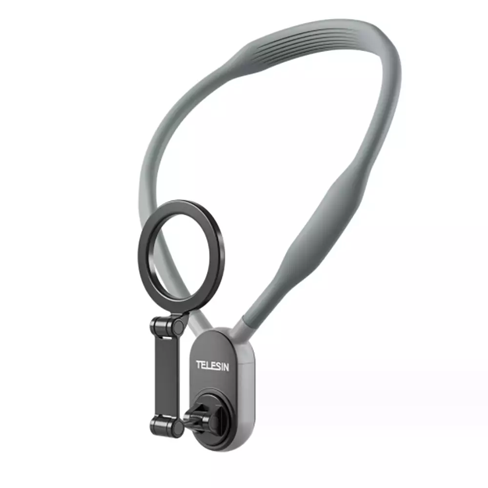 TELESIN MAX Magnetic Neck Mount with 700mm Hose for Hands-Free POV Vlogging