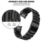 Titanium Strap Galaxy Watch 4/5/6/7 & Classic – Quick Fit Metal Band | Size Fit