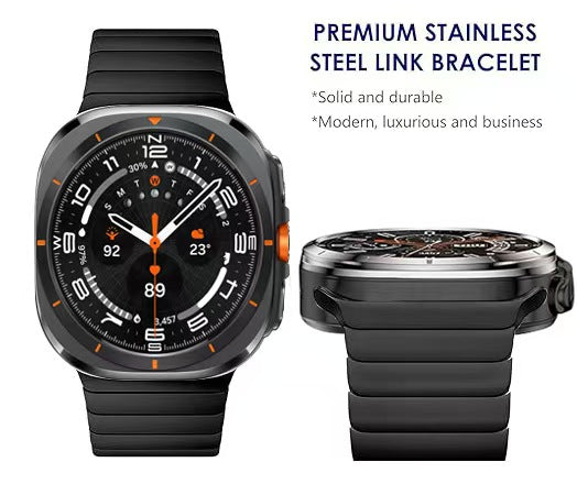 Titanium Magnetic Strap Samsung Watch 7 Ultra Men's Metal Link Band Correa | 47mm