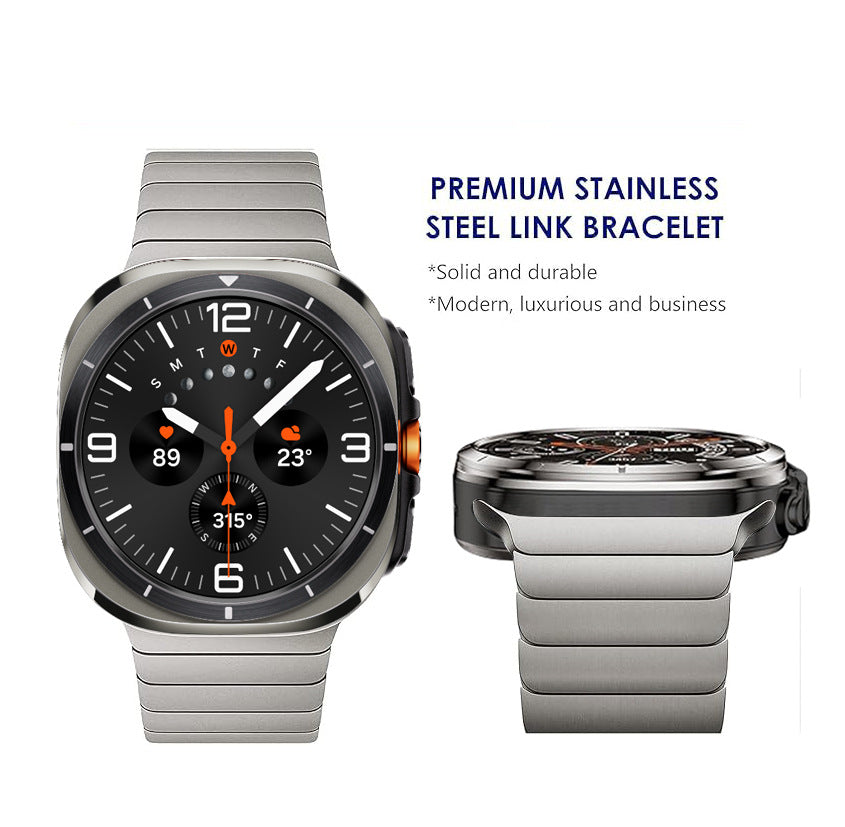 Titanium Magnetic Strap Samsung Watch 7 Ultra Men's Metal Link Band Correa | Solid Durable Modern