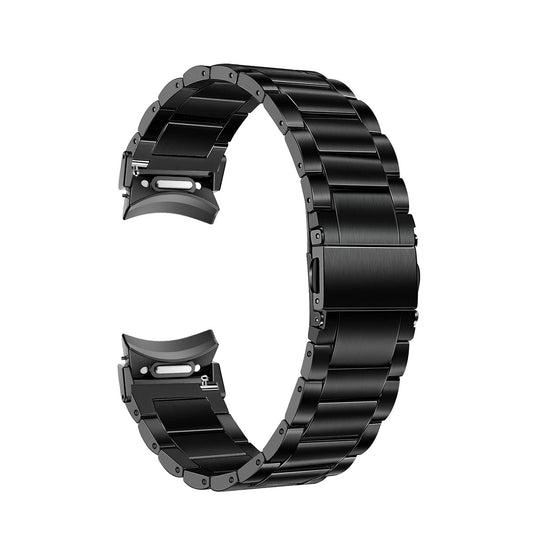 Titanium Strap Galaxy Watch 4/5/6/7 & Classic – Quick Fit Metal Band | BeezSpeed Black Strap