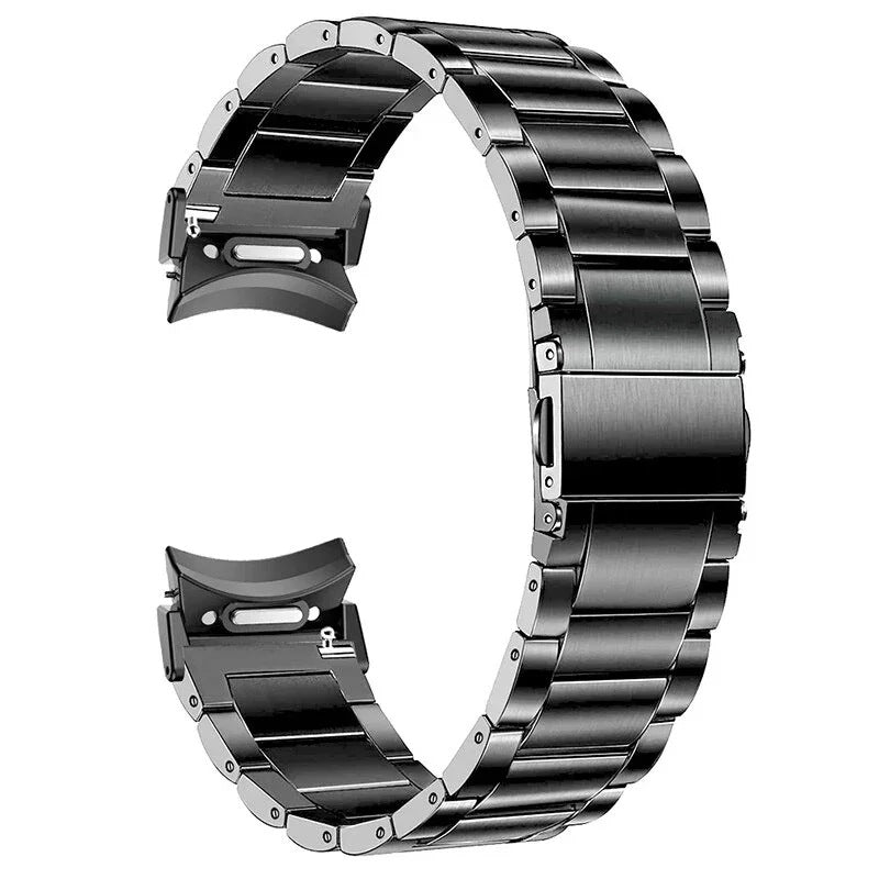 Titanium Strap Galaxy Watch 4/5/6/7 & Classic – Quick Fit Metal Band | Black