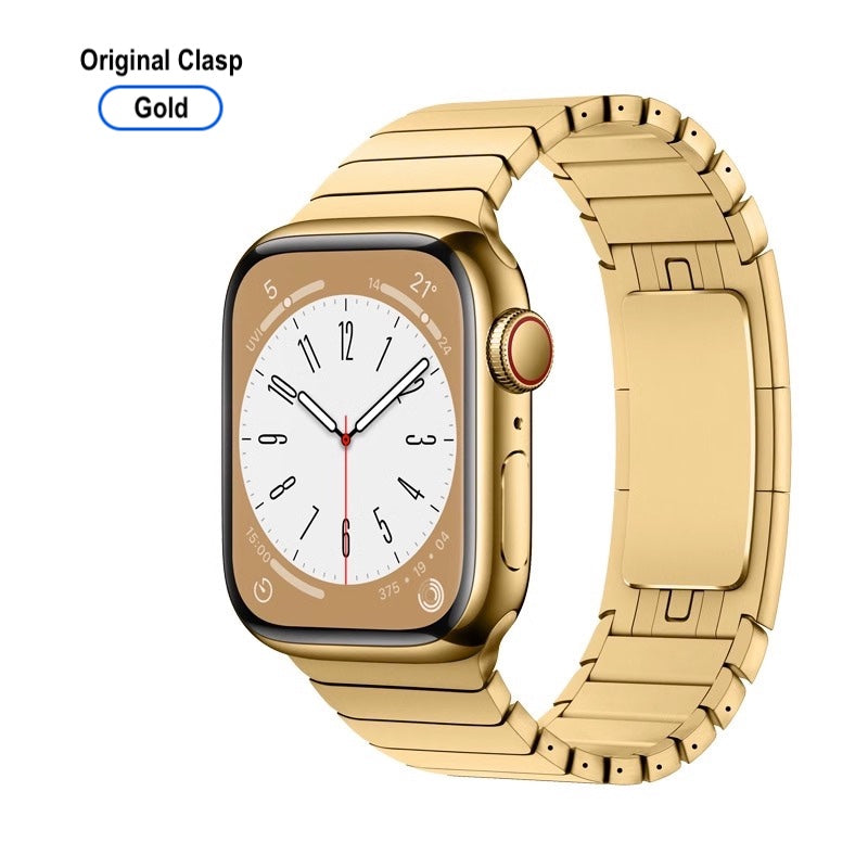 Titanium Watch Band Apple Watch 38–49mm – Original Clasp | Gold