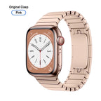 Titanium Watch Band Apple Watch 38–49mm – Original Clasp | Pink 