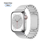 Titanium Watch Band Apple Watch 38–49mm – Original Clasp | White