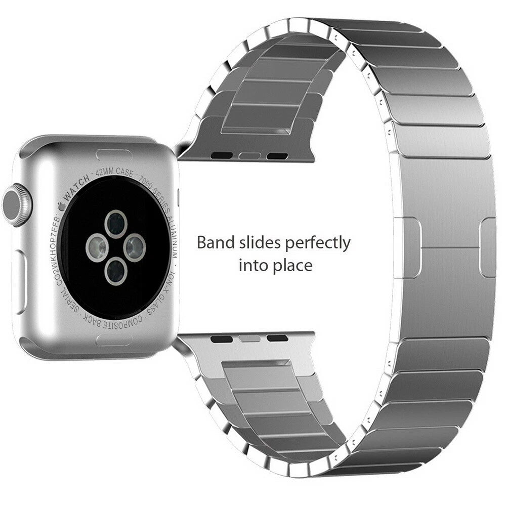 Titanium Watch Band for Apple Watch 38–49mm – Butterfly Clasp | BeezSpeed