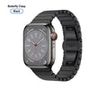 Titanium Watch Band for Apple Watch 38–49mm – Butterfly Clasp | Black