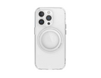 Transparent white FACASE Magnet TPU Metal Bracket Case for iPhone Models - BeezSpeed