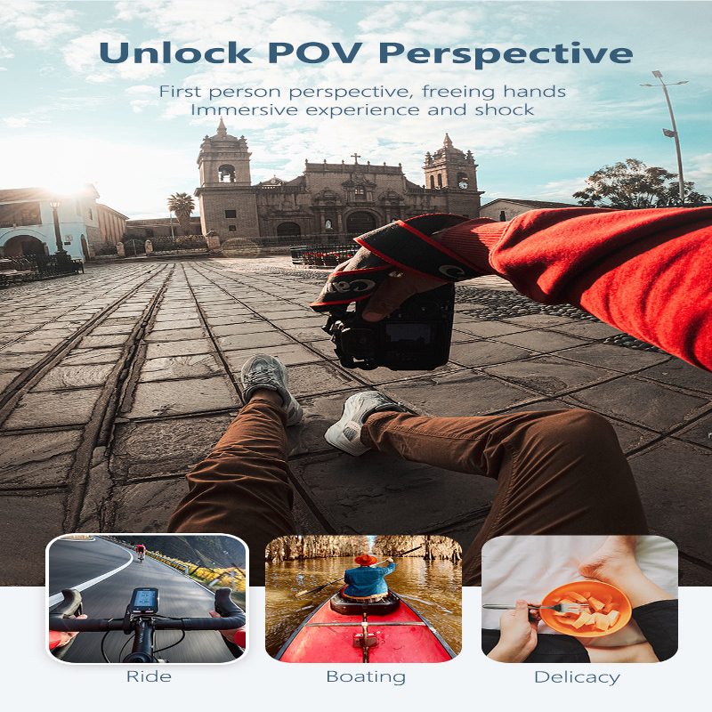 Unlock POV Magnetic Neck Mount for DJI OSMO Pocket 3 & GoPro Hero MAX - Hands-Free - BeezSpeed