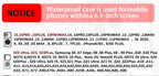 Rainproof Charging Waterproof Case with Secure Lock Access and Touchscreen Compatibility
