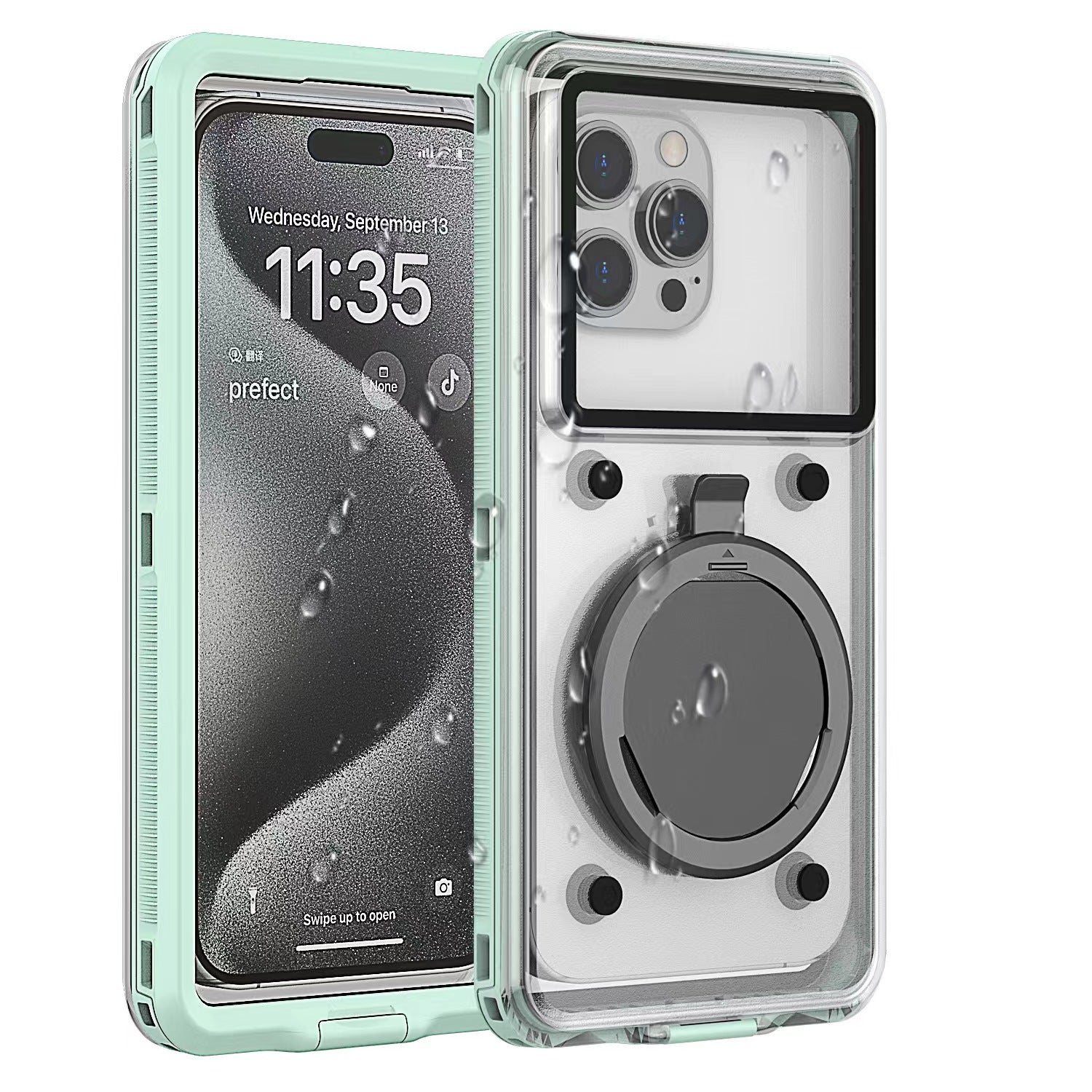 Universal Waterproof Phone Case 6.9" - Shockproof & Touchscreen Compatible