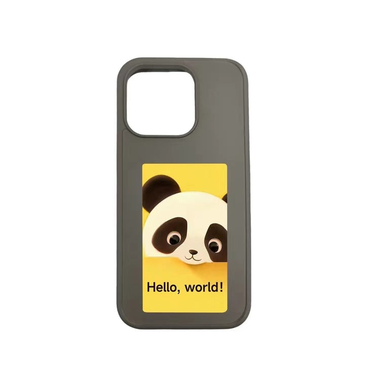AI Smart E-Ink DIY NFC Phone Case for iPhone 13/14/15