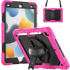Robustrion iPad 10.2" Armor Case - 360° Rotating Hand Strap