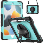Robustrion iPad 10.2" Armor Case - 360° Rotating Hand Strap