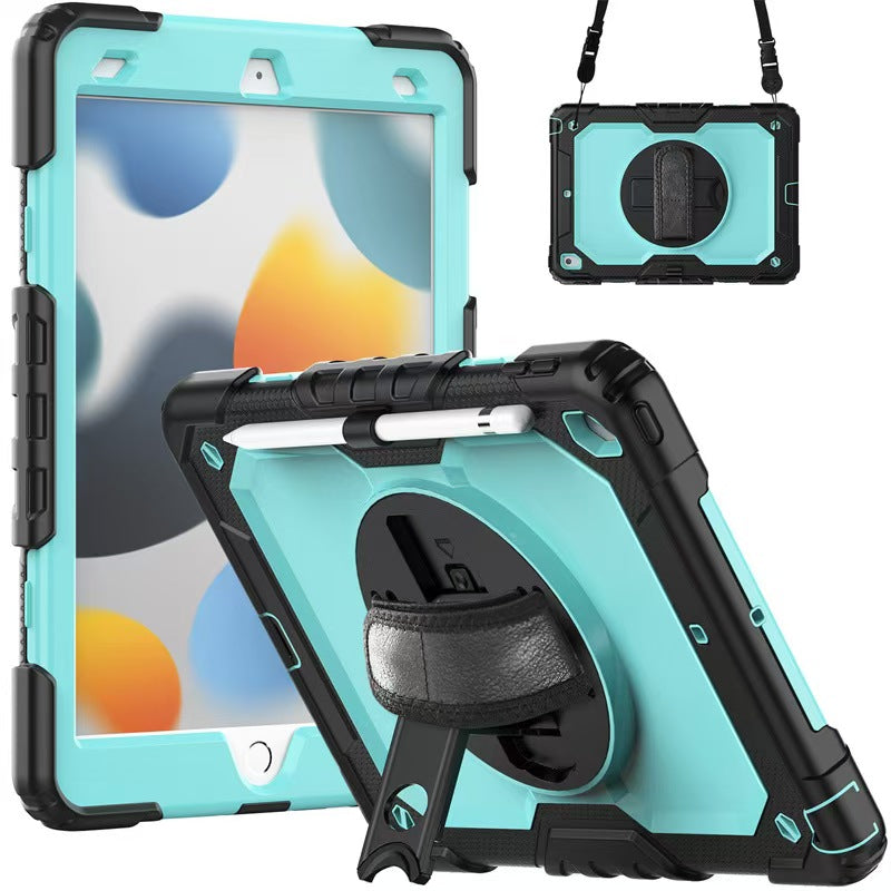Robustrion iPad 10.2" Armor Case - 360° Rotating Hand Strap