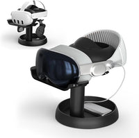 AMVR Universal VR Stand for Meta Quest 3/2, Pico 4 - Stable Dock - White