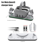Fast Charging Dock for Meta Quest 3 VR Headset and Controllers with LED Indicators