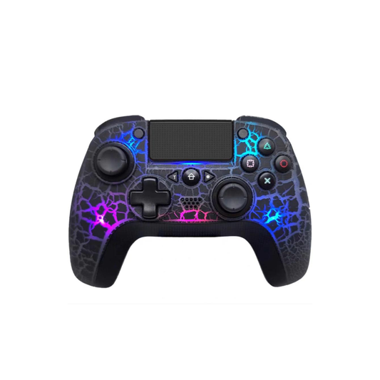 Wireless RGB Gaming Controller for PS4 with 8 LED Lights - BeezSpeed