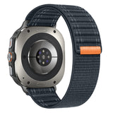 Woven Nylon Sport Loop Strap for Samsung Galaxy Watch Ultra 47mm - Blue