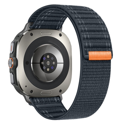 Woven Nylon Sport Loop Strap for Samsung Galaxy Watch Ultra 47mm - Blue