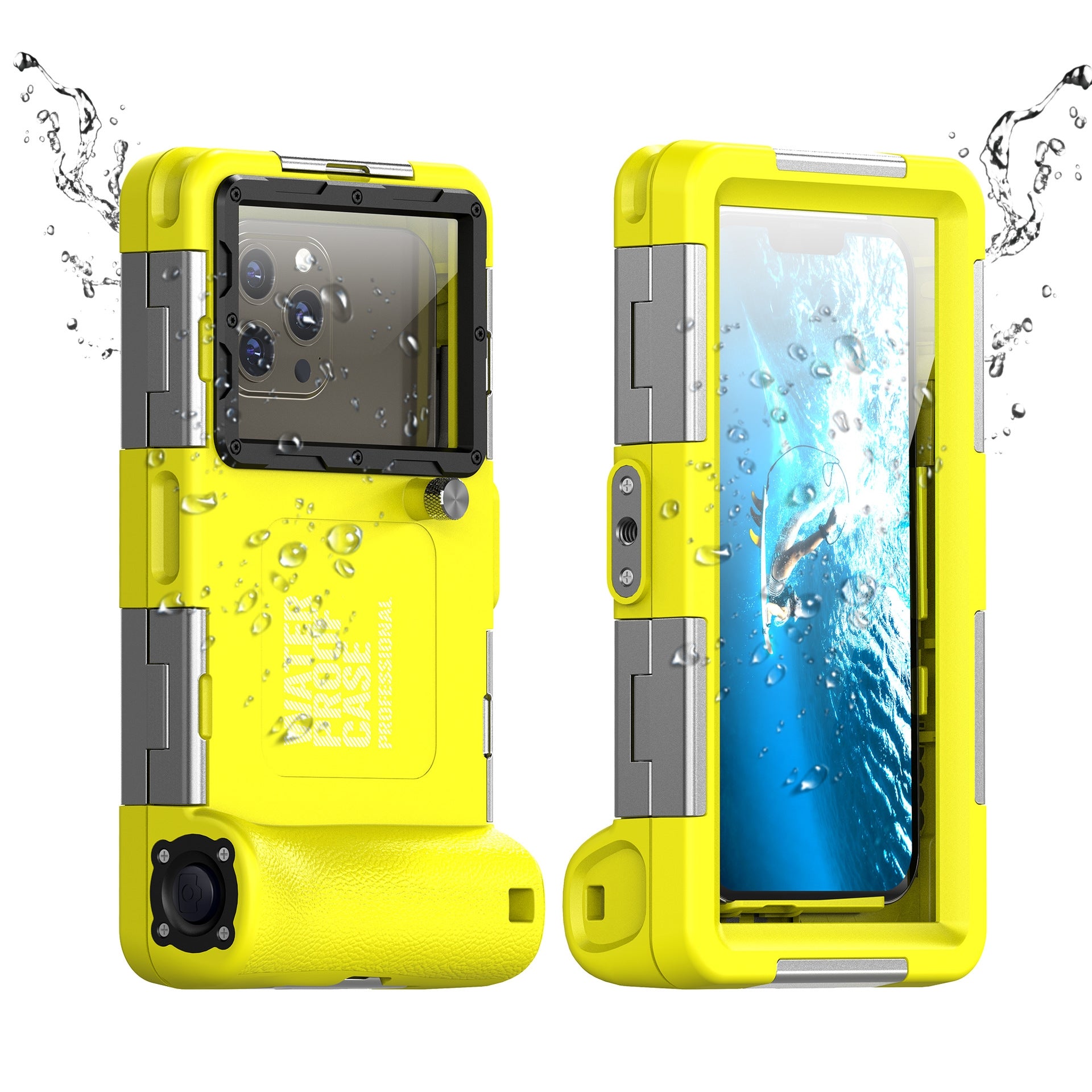 Waterproof Case for iPhone & Samsung with Clear View and Easy Underwater Control