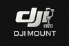 Black-Background with DJI Official Logo and Mount design inside and text under the logo 