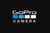 Black-Background with GoPro Logo inside and text under the logo 