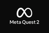 Black-Background with Meta Quest 2 Logo inside and text under the logo design