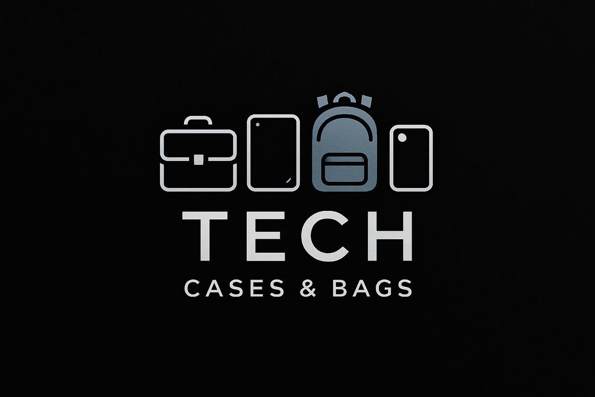 Black-Background with Tech Cases & Bags Logo inside - Must be black background
