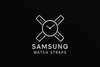 Black-Background with watch straps Logo inside and text "Samsung Watch Straps" under the logo - Must be black background
