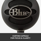 Blue Snowball iCE USB Microphone - Cardioid Mic for Streaming & Gaming - BeezSpeed