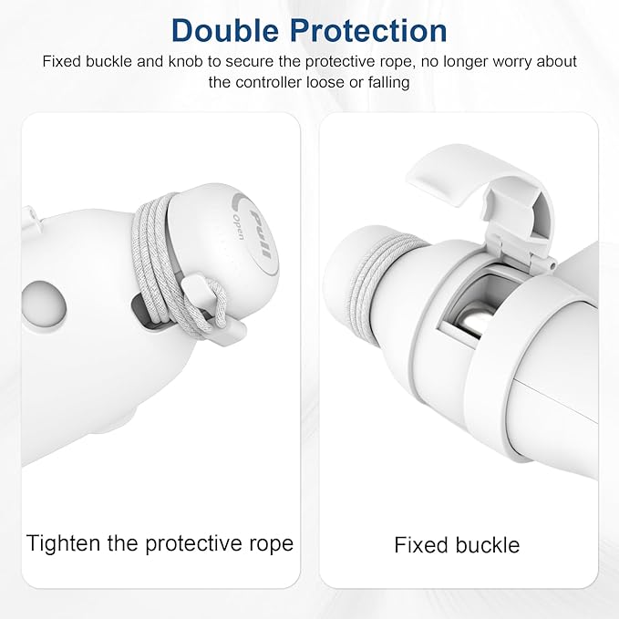 AMVR Golf Club Attachment for Meta Quest 3 - Non-Slip Grip Design - Double Protection - Fixed Buckle