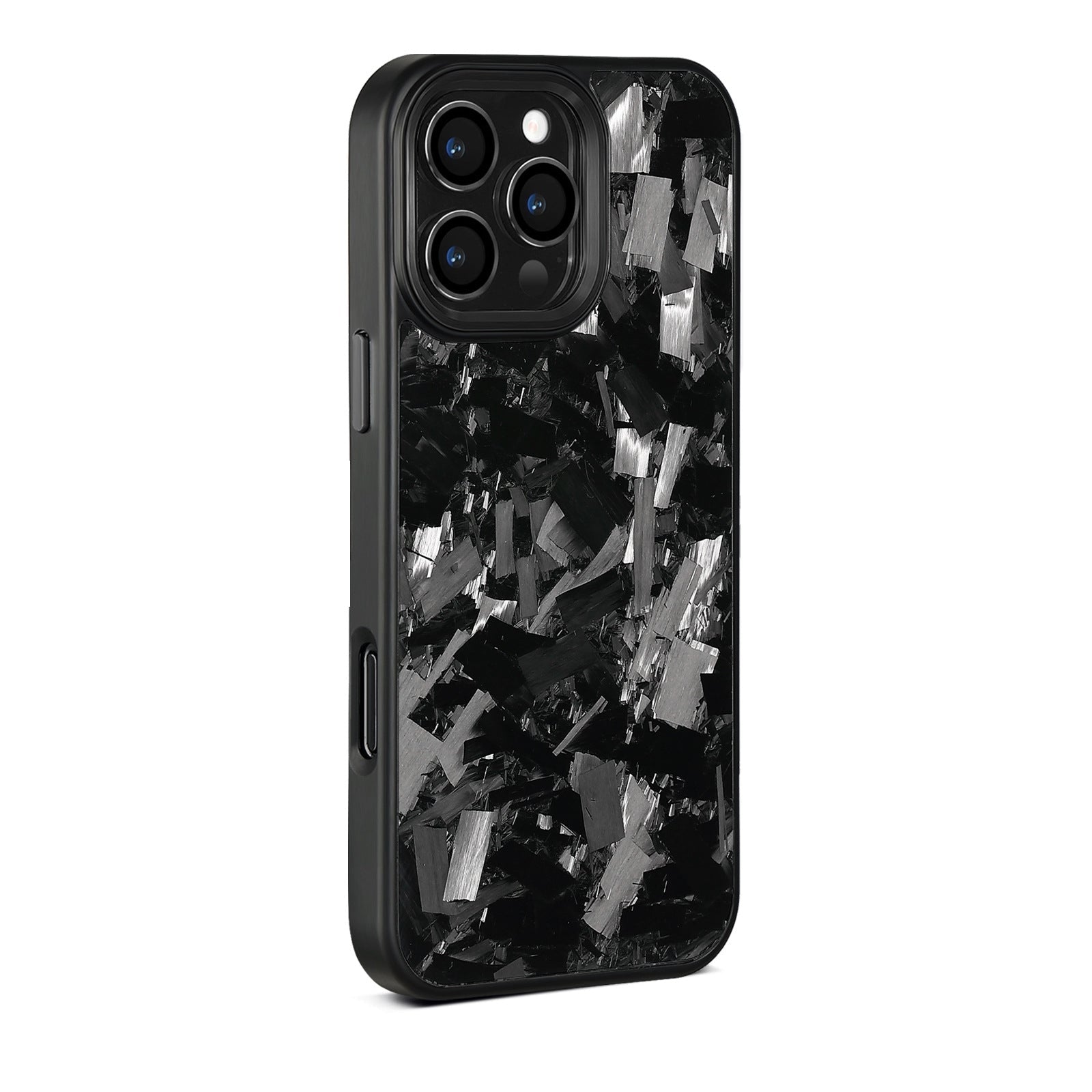 iPhone Case 13-16 Series – Forged Carbon Fiber | MagSafe | Black