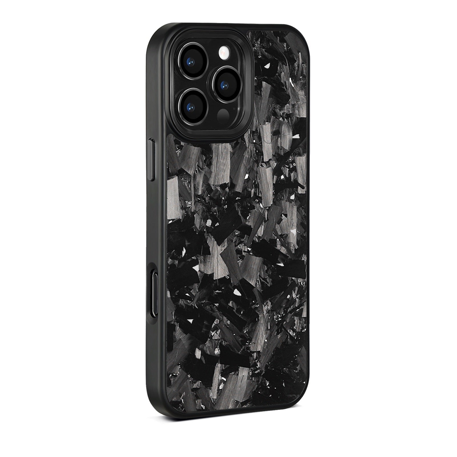 iPhone Case 13-16 Series – Forged Carbon Fiber | MagSafe | White