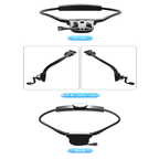 left and right sides Press Rotate Adjustment Hands-Free Neck Mount for GoPro 9/10/11/12 - POV/Vlog Shooting - BeezSpeed