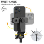 64” Tripod with Remote & Phone Holder - Portable Stand for Cameras - multi angle